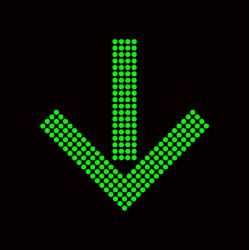 Panou VMS - PMV cu indicatoare rutiere variabile - management banda circulatie  